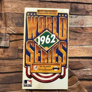 1962 World Series VHS Highlights Yankees v Giants MLB Baseball Classic Mel Allen